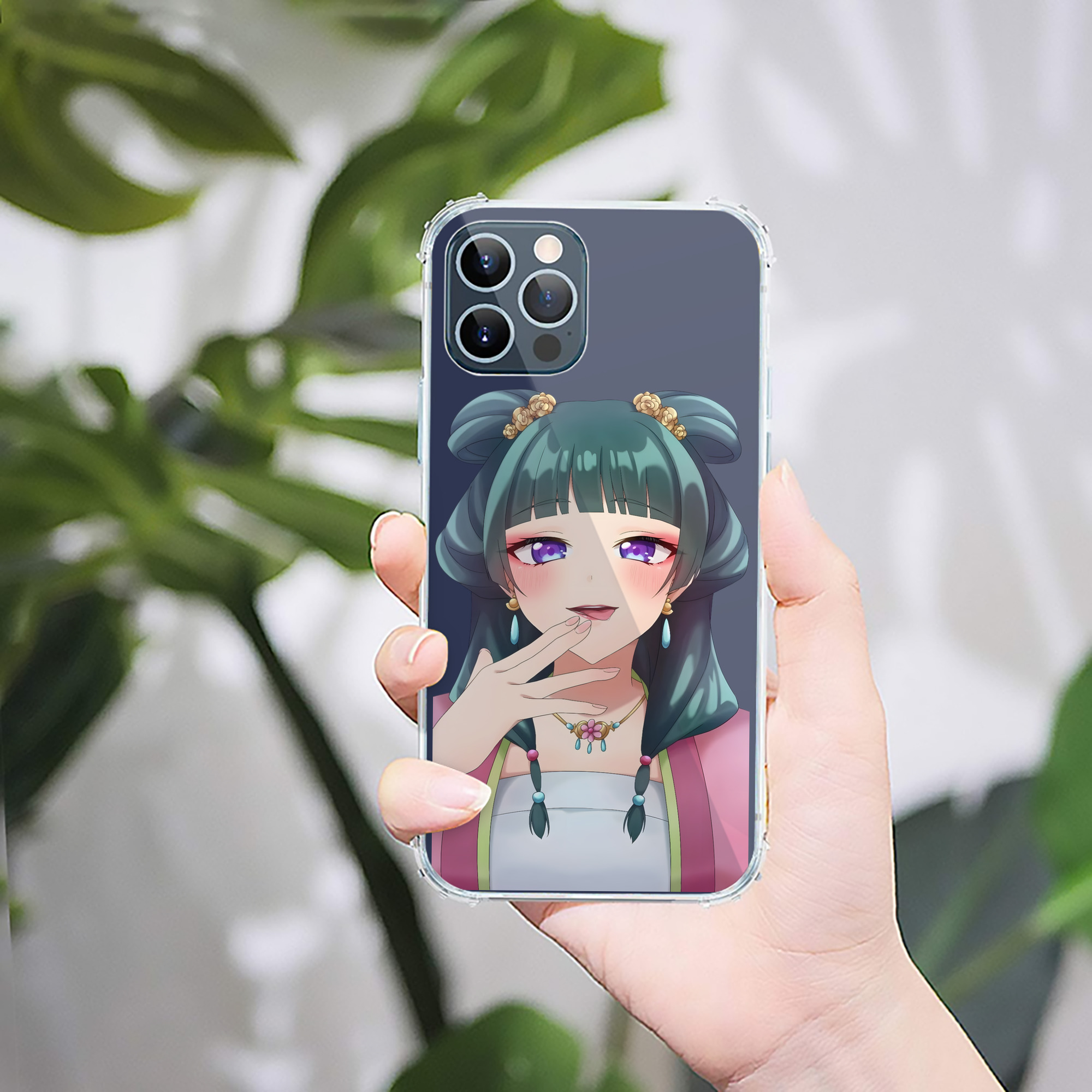 （画像用） 薬屋のひとりごと The Apothecary Diaries 【iPhone 12シリーズ対応】透明スマホケース（クリアソフトケース）